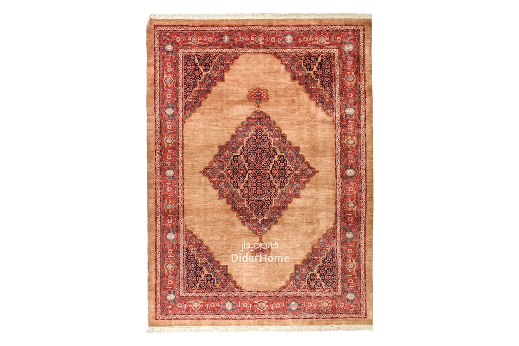 فرش دستباف بیجار طرح ترنجی نه متری