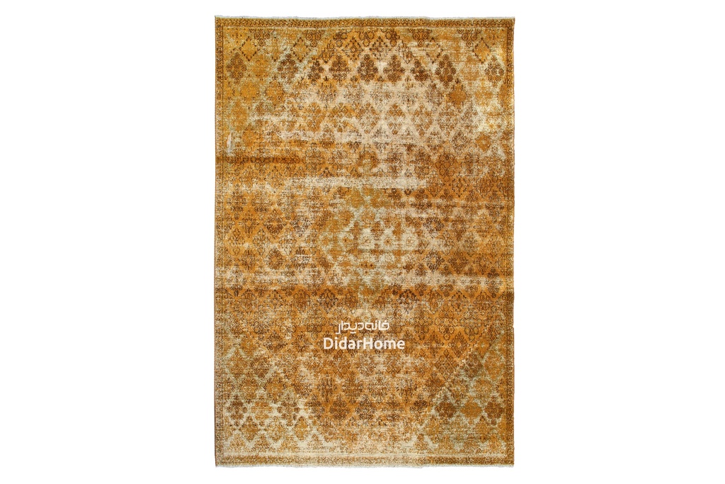 فرش دستباف مدرن جوشقان طرح ترنجی شش متری