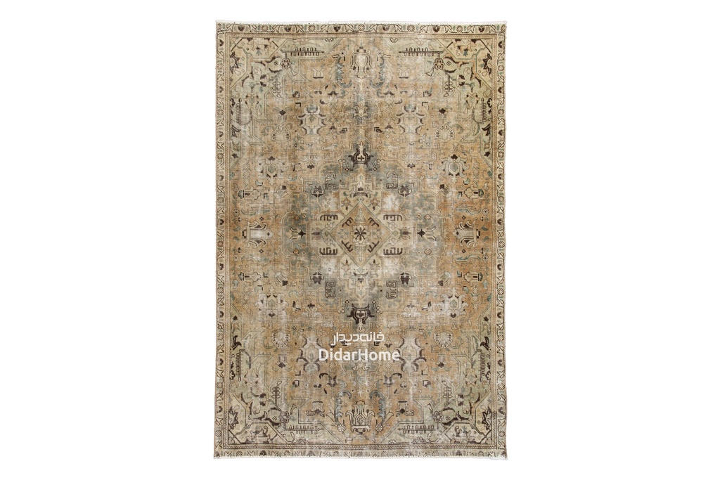 فرش دستباف مدرن تبریز طرح ترنجی چهار متری 