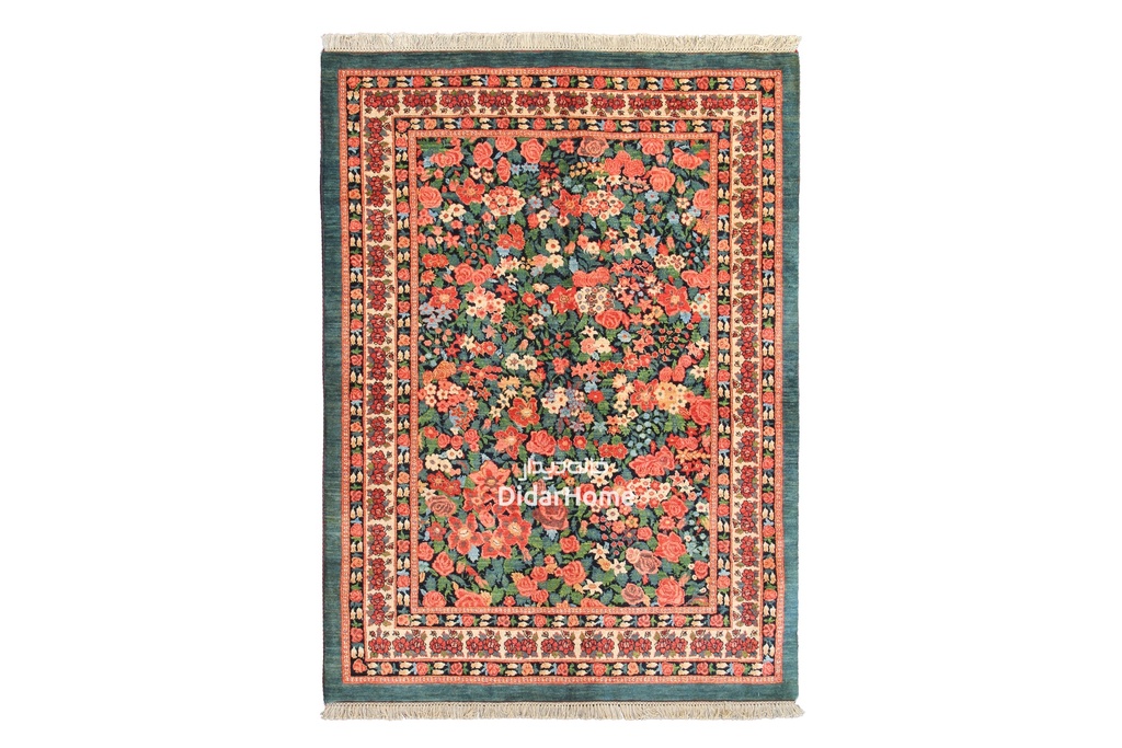 فرش دستباف بیجار طرح هزارگل سه متری