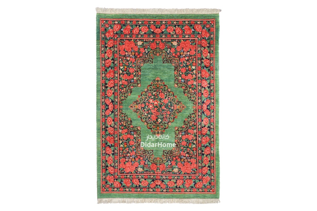 فرش دستباف بیجار طرح ترنجی شش متری