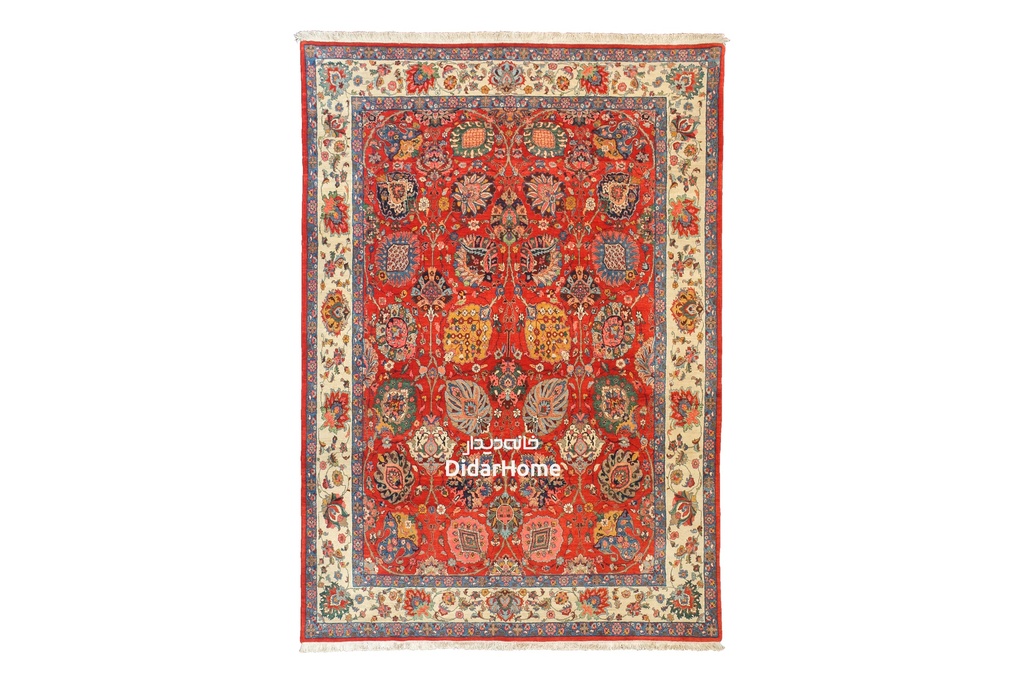 فرش دستباف تبریز طرح افشان نه متری