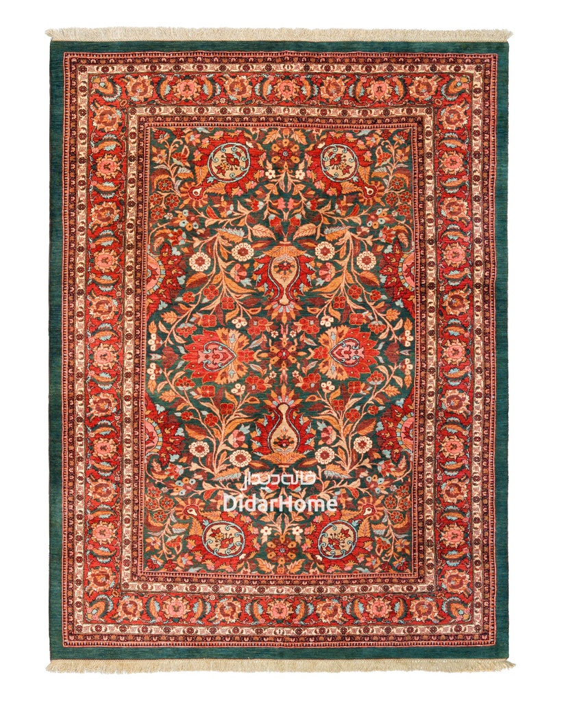 فرش دستباف بیجار طرح افشان شش متری