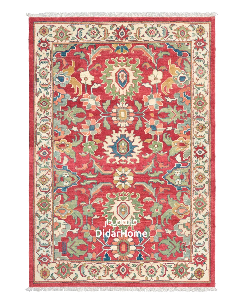 فرش دستباف هریس طرح افشان چهار متری