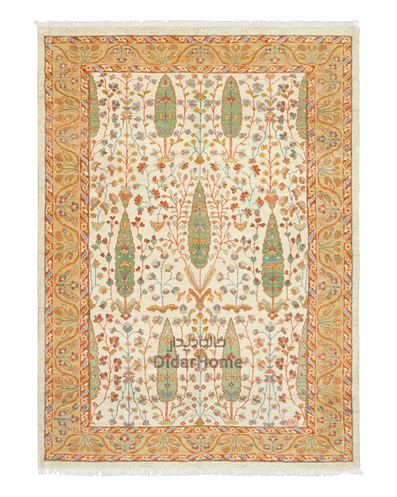 فرش دستباف سلطان آباد طرح افشان ۴/۴۵ متری (زیگلر محل)