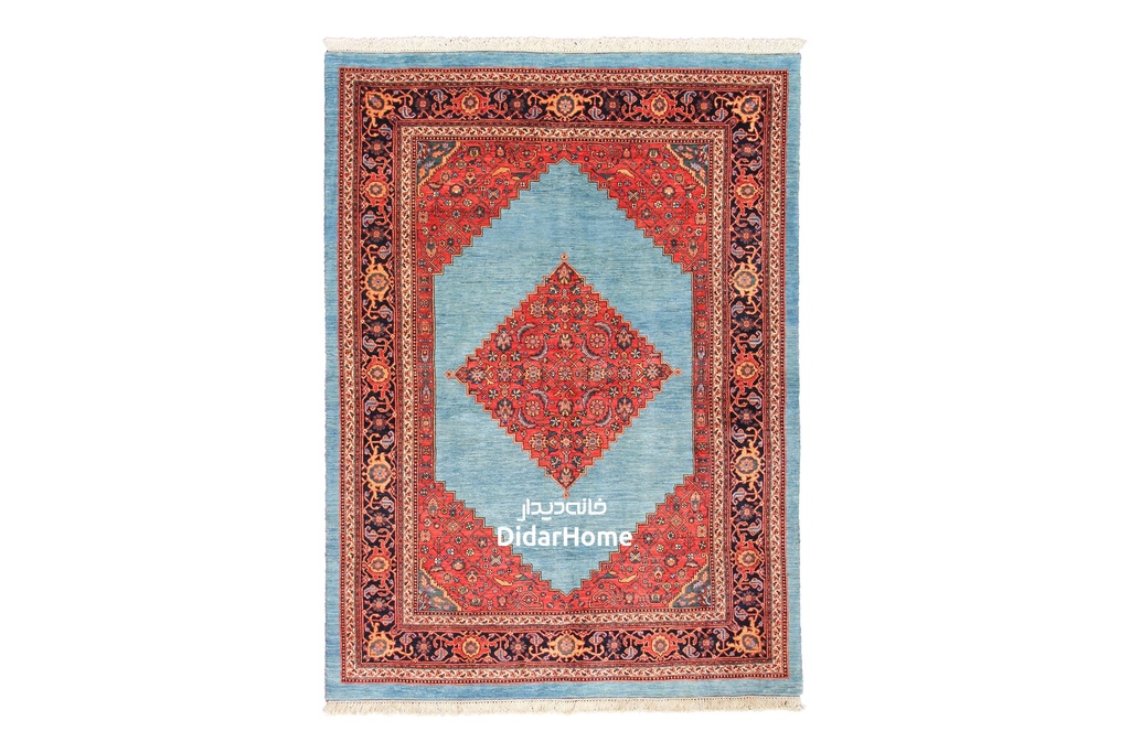 فرش دستباف بیجار طرح ترنجی چهار متری