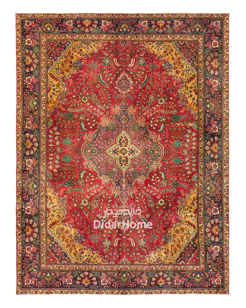 فرش دستباف مدرن تبریز طرح ترنجی ۸/۱۳ متری