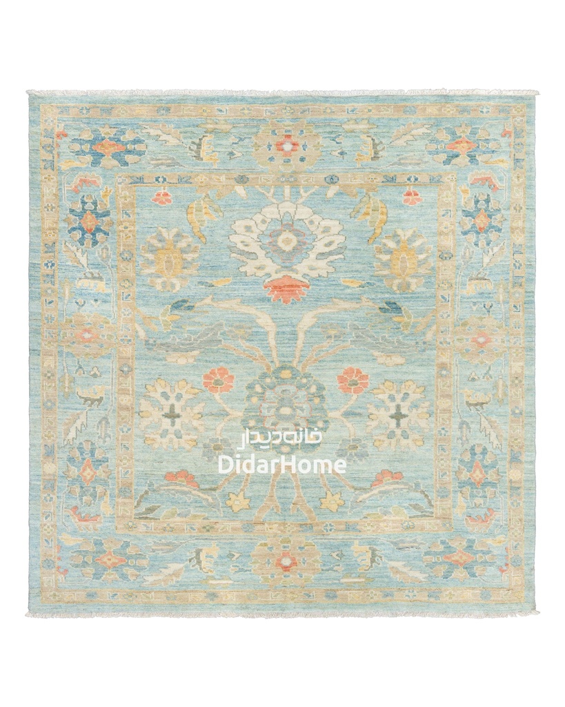 فرش دستباف سلطان آباد طرح افشان شش متری (زیگلر محل)