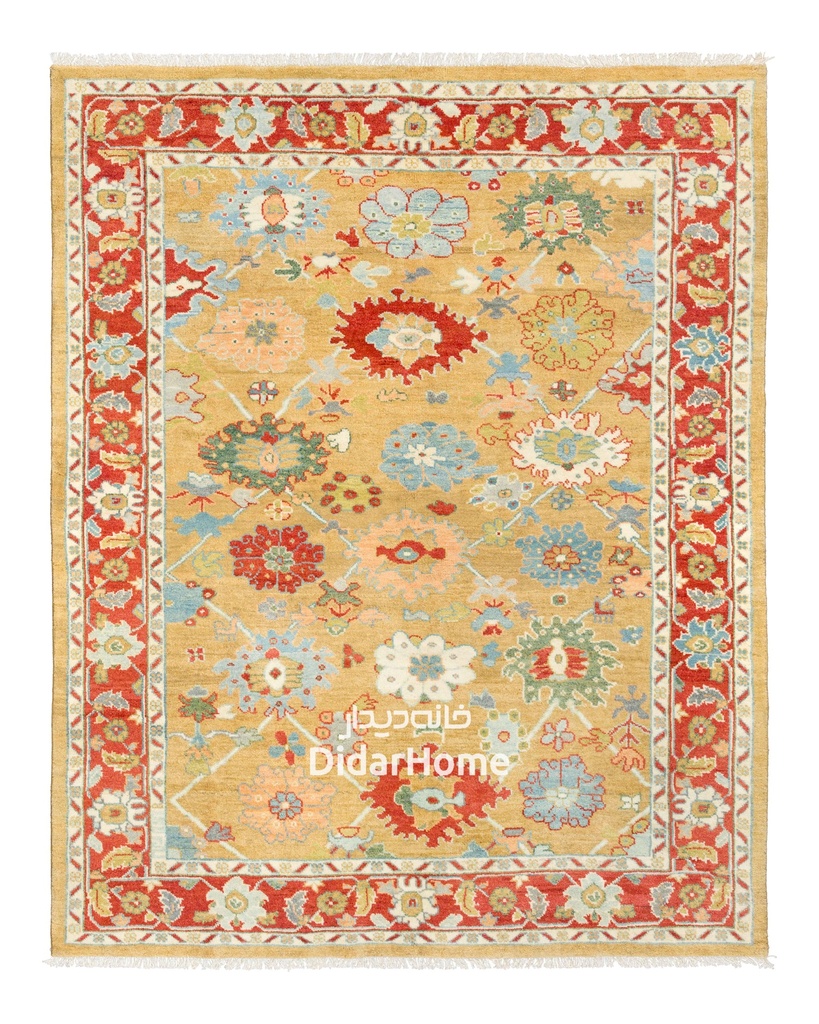 فرش دستباف سلطان آباد طرح افشان چهار متری (زیگلر محل)