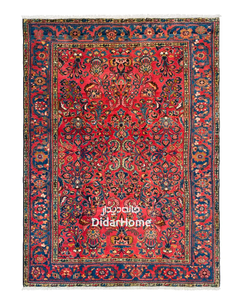 فرش دستباف آنتیک لیلیان طرح افشان ۳/۱۰ متری