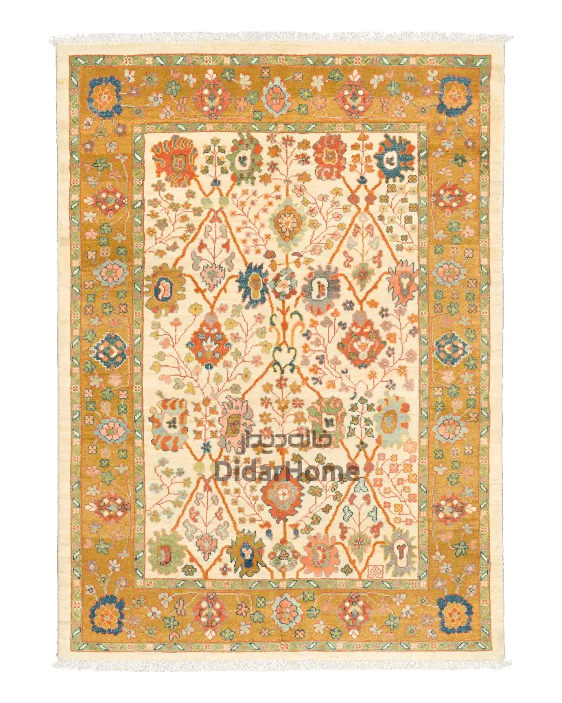 فرش دستباف سلطان آباد طرح افشان ۴/۳۸ متری (زیگلر محل)