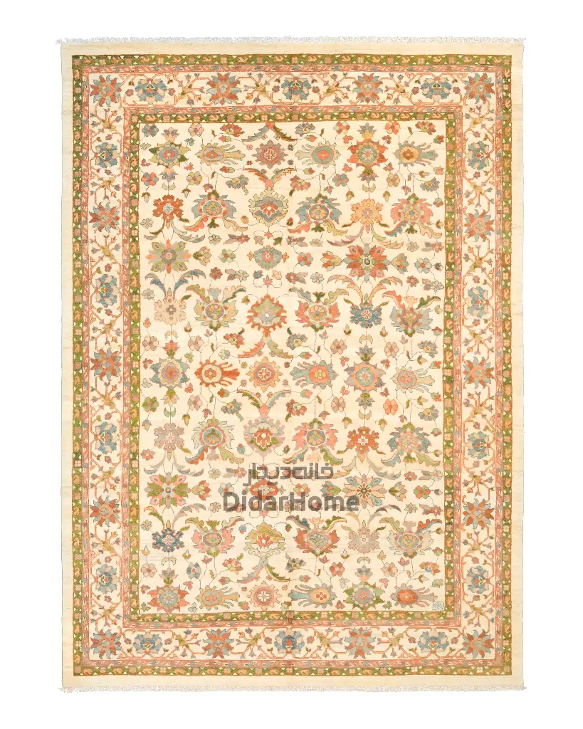 فرش دستباف سلطان آباد طرح افشان ۹/۶۲ متری (زیگلر محل)