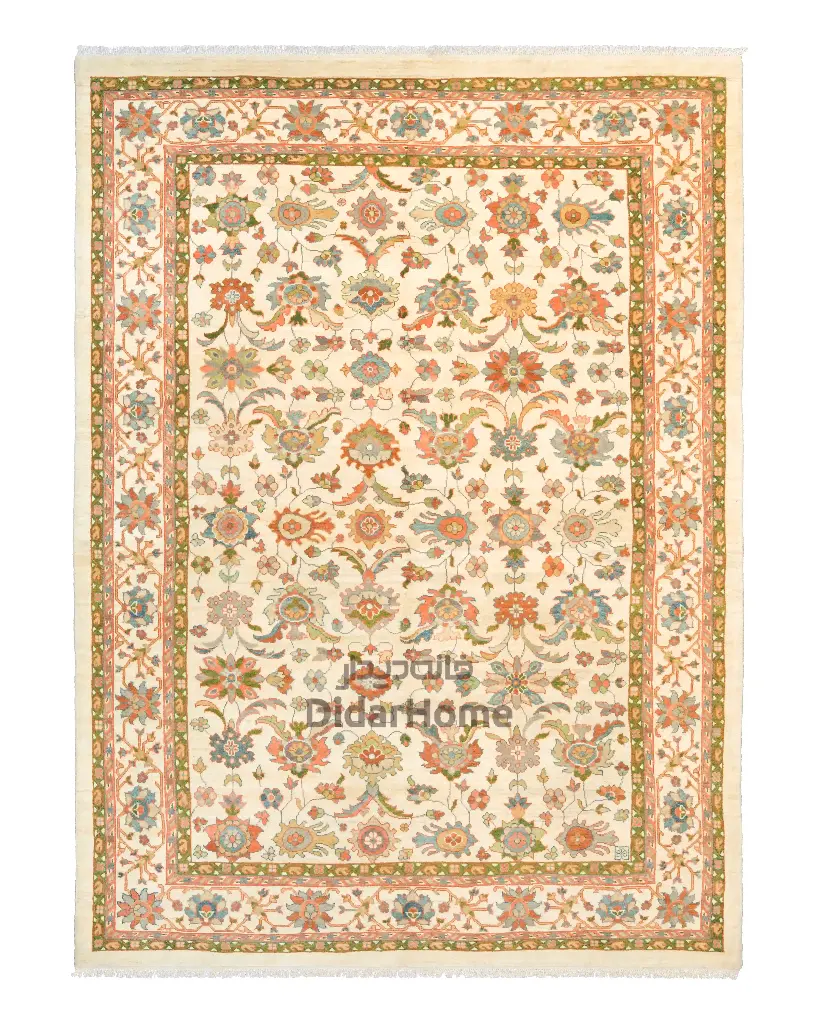 فرش دستباف سلطان آباد طرح افشان ۹/۴۳ متری (زیگلر محل)