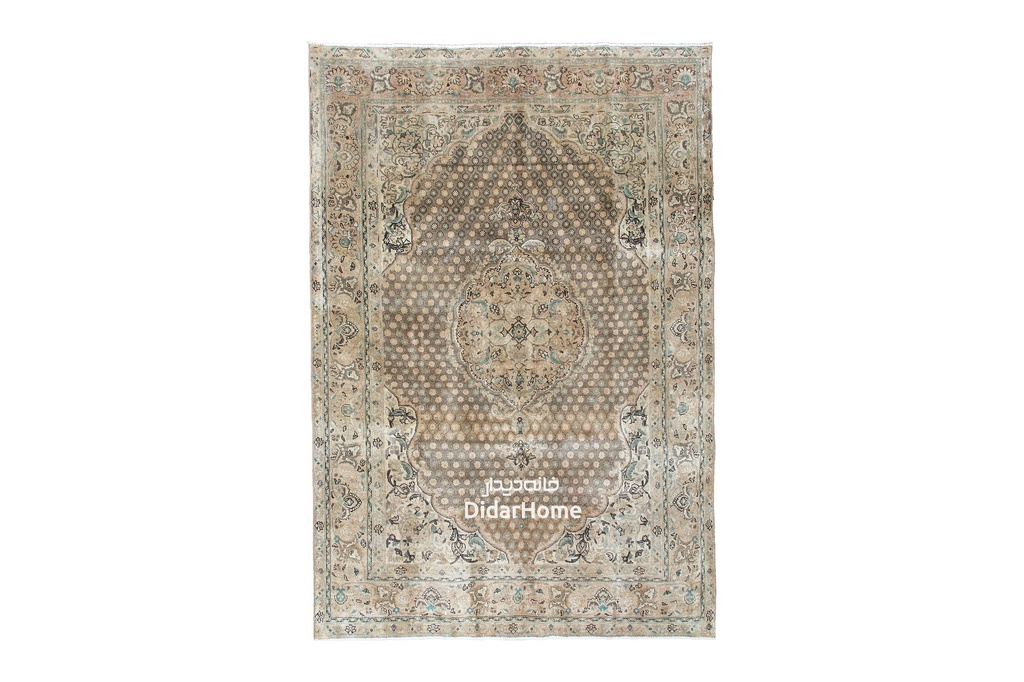 فرش دستباف مدرن تبریز طرح افشان شش متری