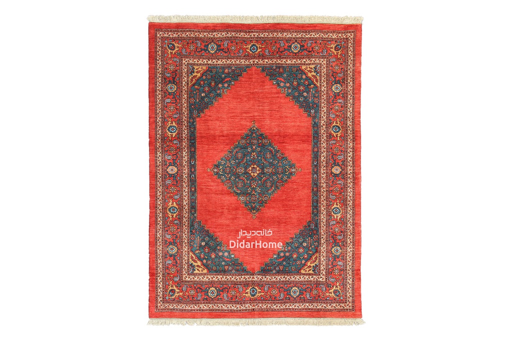 فرش دستباف بیجار طرح ترنجی چهار متری