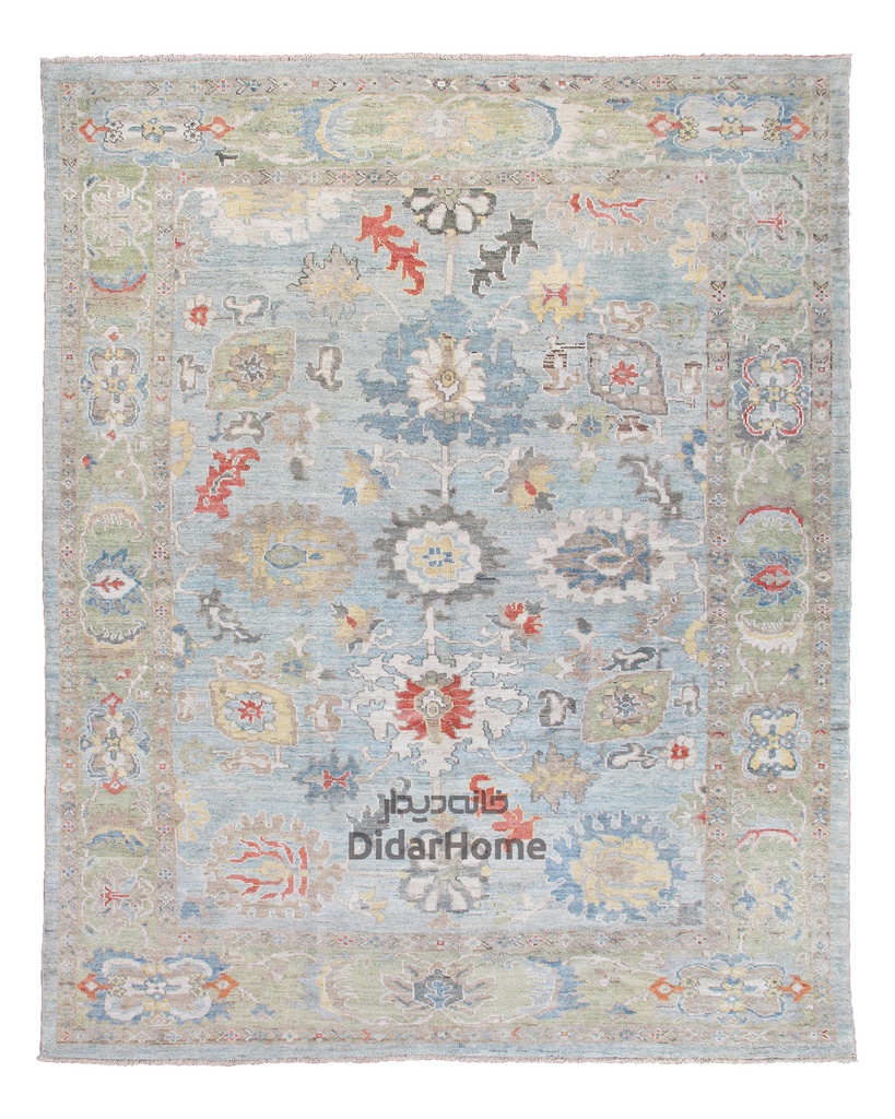 فرش دستباف سلطان آباد طرح افشان نه متری