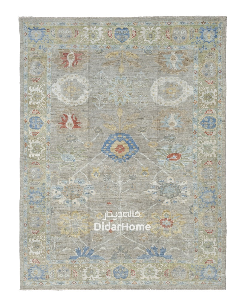 فرش دستباف سلطان آباد طرح افشان سیزده متری