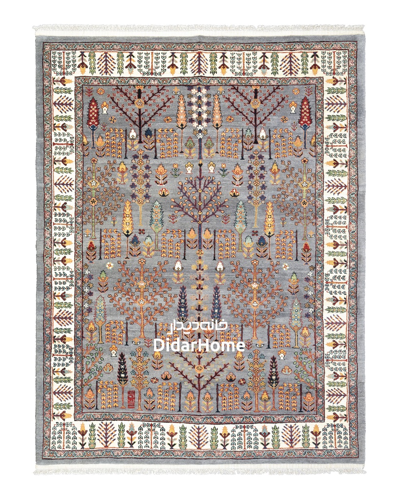 فرش دستباف محل طرح افشان چهار متری