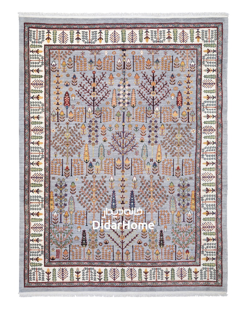 فرش دستباف محل طرح افشان شش متری