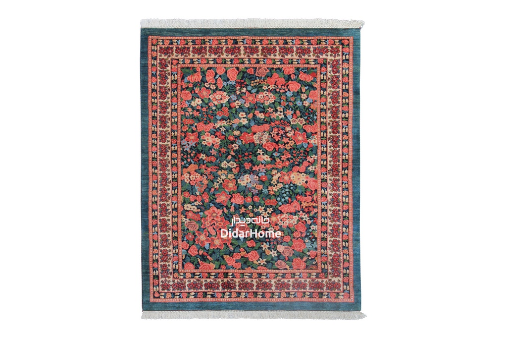 فرش دستباف بیجار طرح هزارگل سه متری