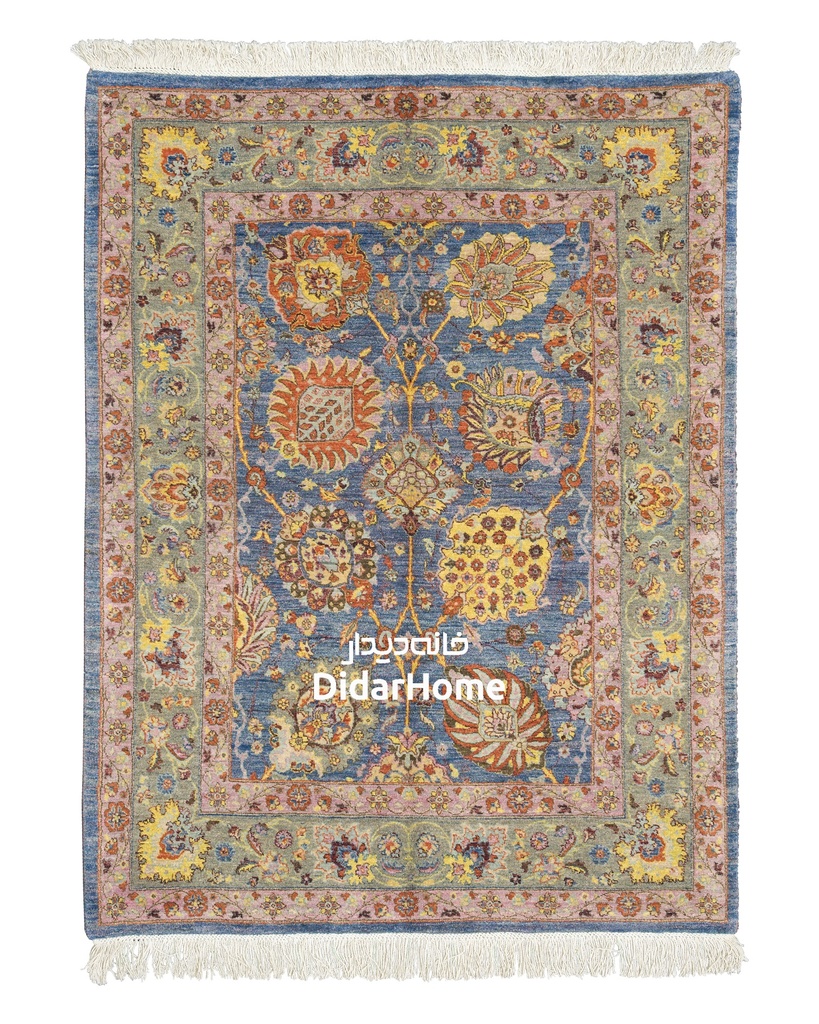 فرش دستباف تبریز ۴۵ رج طرح افشان ۱/۷۷ متری