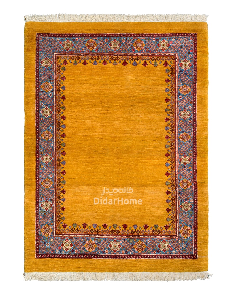 فرش دستباف قشقایی طرح کفساده ۲/۴۲ متری