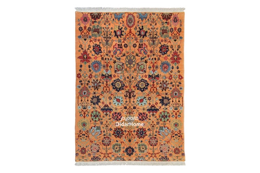 [12031729] فرش دستباف بیجار طرح افشان چهار متری