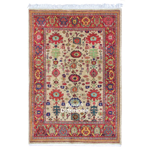 [62037025] فرش دستباف گروس طرح افشان چهار متری