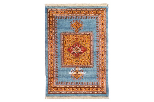 [51040339] فرش دستباف قشقایی طرح ترنجی چهار متری