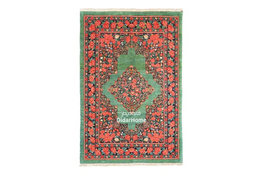 [41058502] فرش دستباف بیجار طرح ترنجی شش متری