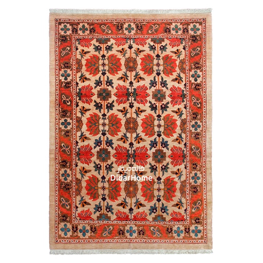 [62060411] فرش دستباف بیجار طرح افشان شش متری