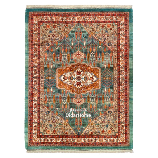 [41060923] فرش دستباف بیجار طرح ترنجی شش متری