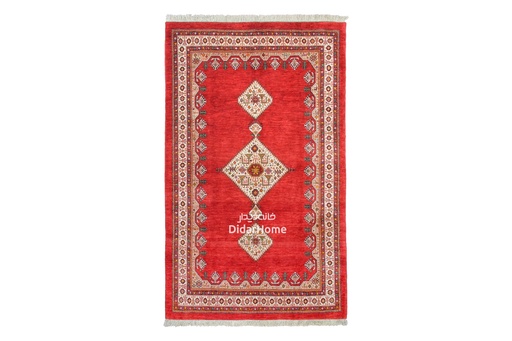 [11050308] فرش دستباف قشقایی طرح ترنجی شش متری