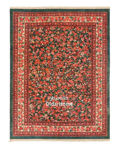 [42127539] فرش دستباف بیجار طرح هزارگل ۱۲/۰۸ متری