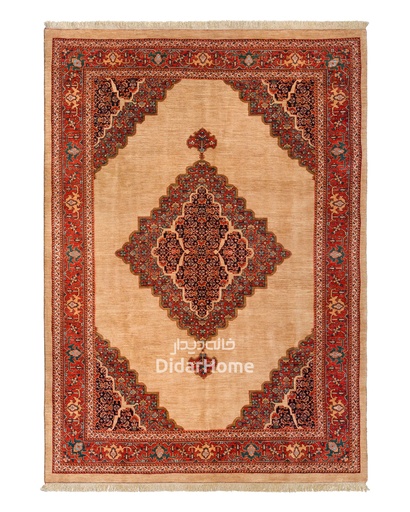 [61077543] فرش دستباف بیجار طرح ترنجی ۷/۰۴ متری