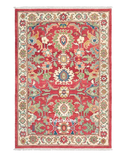 [12041735] فرش دستباف هریس طرح افشان چهار متری