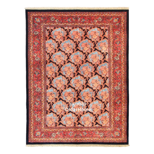 [94096213] فرش دستباف بیجار طرح خشتی نه متری