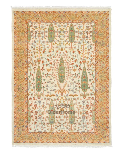 [62041839] فرش دستباف سلطان آباد طرح افشان ۴/۴۵ متری (زیگلر محل)