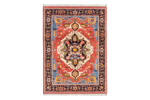 [11050171] فرش دستباف هریس طرح ترنجی شش متری