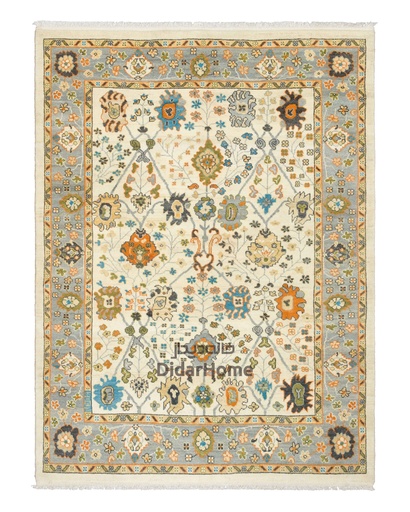 [62047113] فرش دستباف سلطان آباد طرح افشان چهار متری (زیگلر محل)