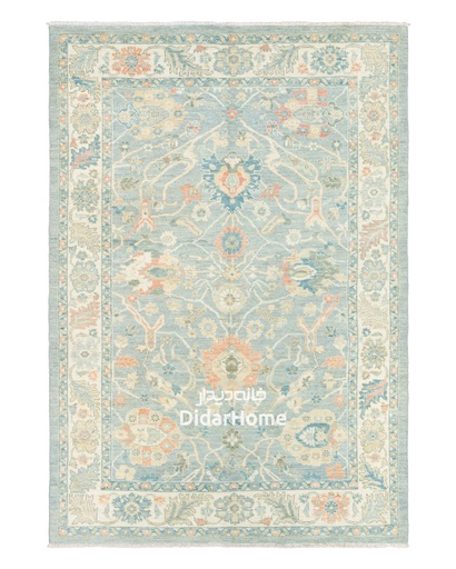 [52061479] فرش دستباف سلطان آباد طرح افشان شش متری (زیگلر محل)