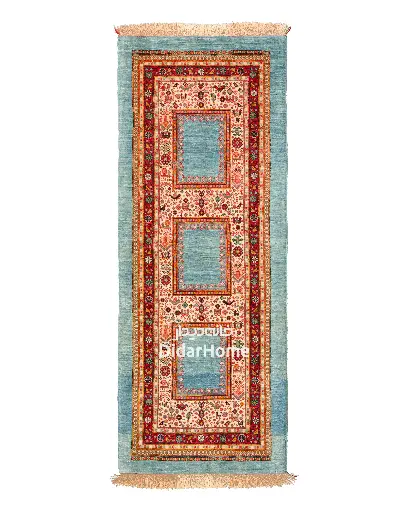 [54017166] کناره دستباف قشقایی طرح خشتی