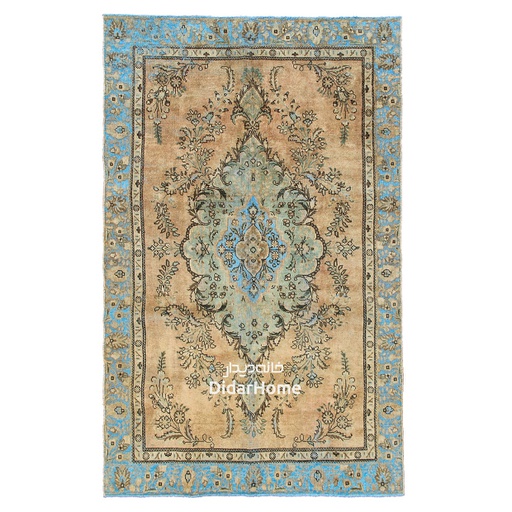 [11051882] فرش دستباف مدرن تبریز طرح ترنجی شش متری