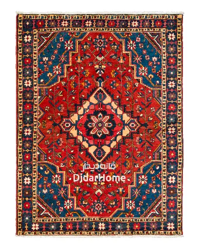 [11034704] فرش دستباف آنتیک بختیاری طرح ترنجی ۳/۱۸ متری