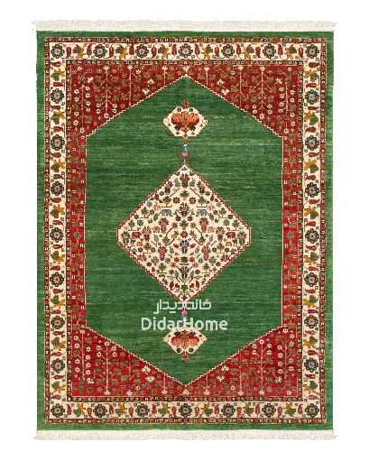 [41042311] فرش دستباف قشقایی طرح ترنجی ۴/۵۴ متری