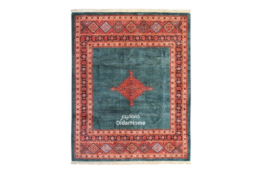 [41066780] فرش دستباف قشقایی طرح ترنجی شش متری