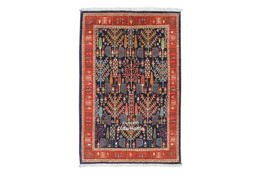 [92051907] فرش دستباف بیجار طرح افشان چهار متری