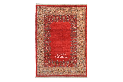 [13081925] فرش دستباف تبریز طرح کفساده نه متری