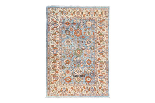 [52041115] فرش دستباف سلطان آباد طرح افشان چهار متری