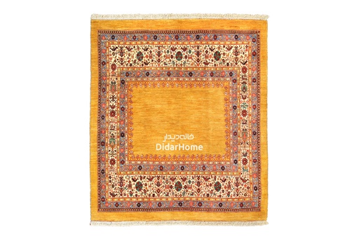 [33026353] فرش دستباف قشقایی طرح کفساده سه متری